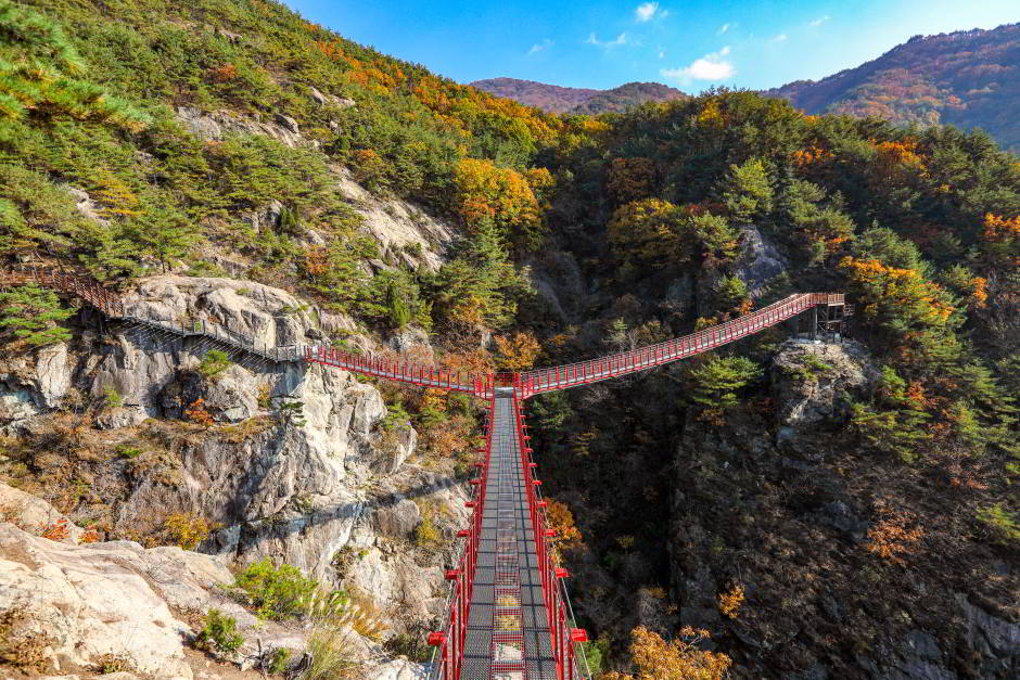 거창 우두산 Y자형 출렁다리