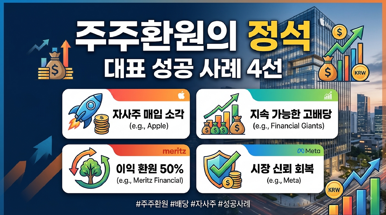 주주환원 우수 사례 4가지
