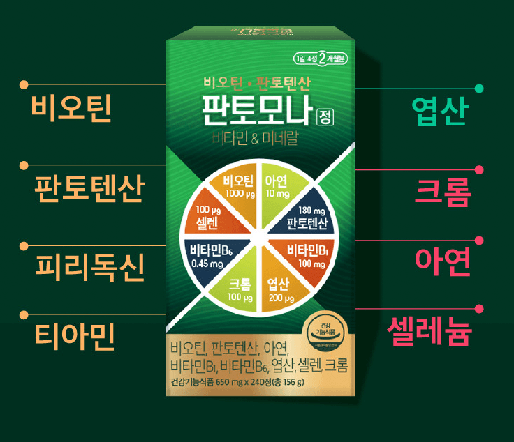 판토모나 성분 사진