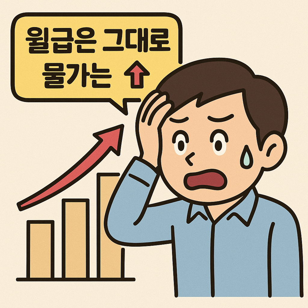 물가 상승률 3%, 월급은 그대로… 진짜 손해는 누구?