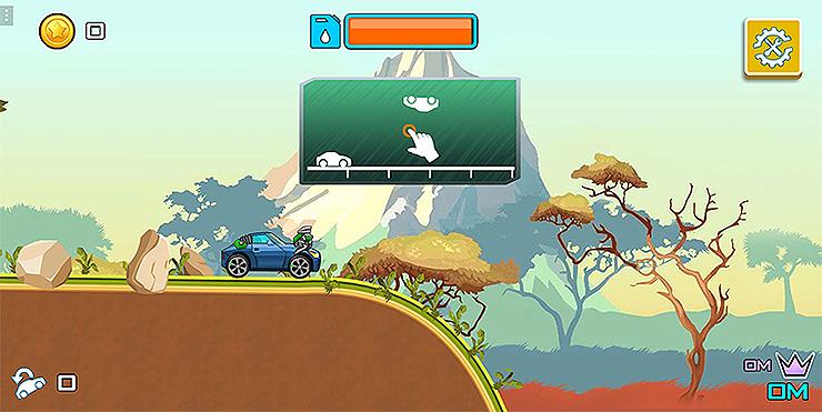 게임 튜토리올 화면