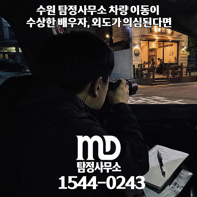 야간 조사중인 탐정