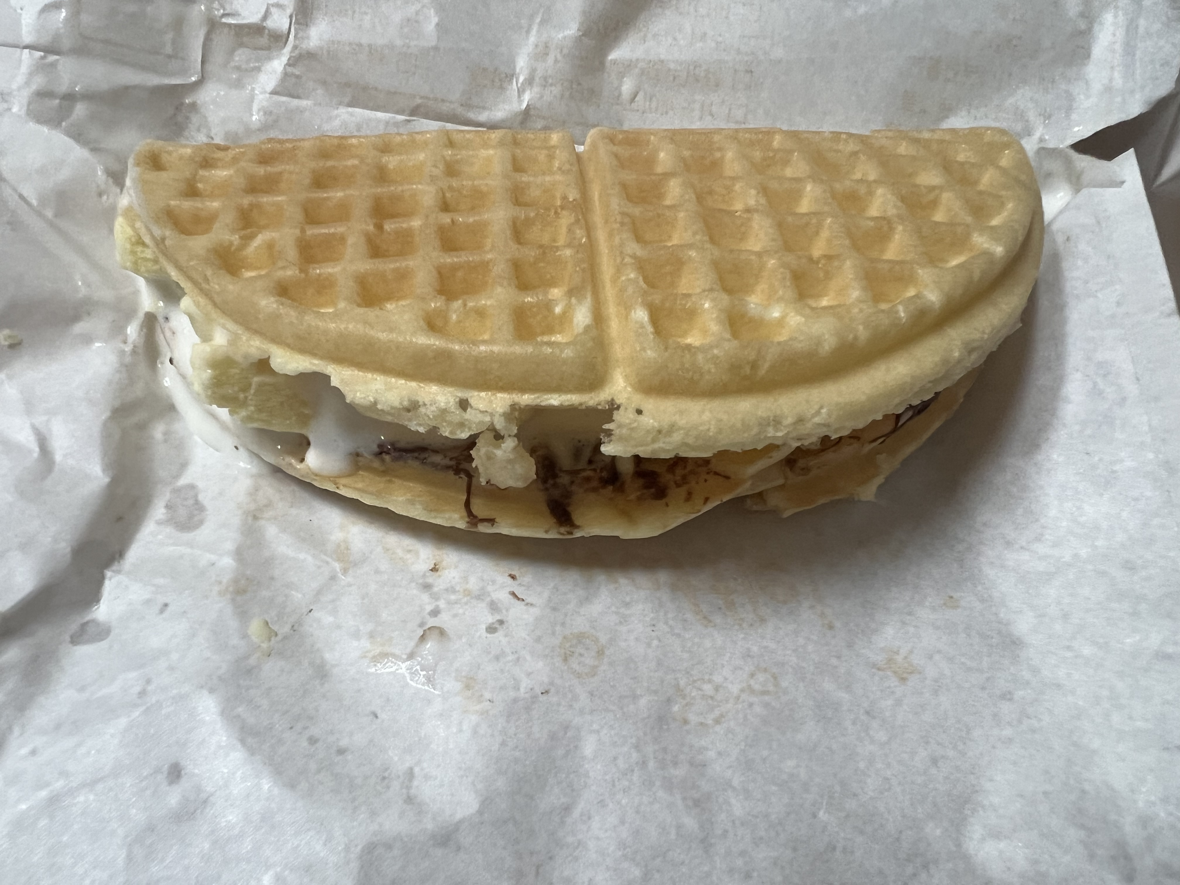 와플대학 샤머호 메뉴 상세 구성 - 와플 정면사진