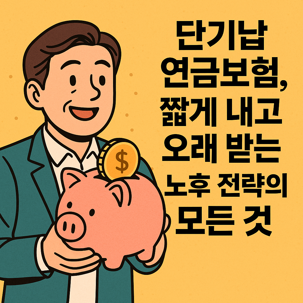 단기납 연금보험이란?
