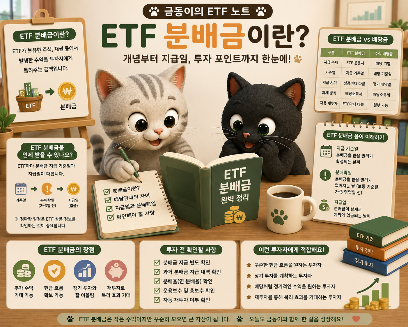 국내 주식 ETF 분배금 관련 내용
