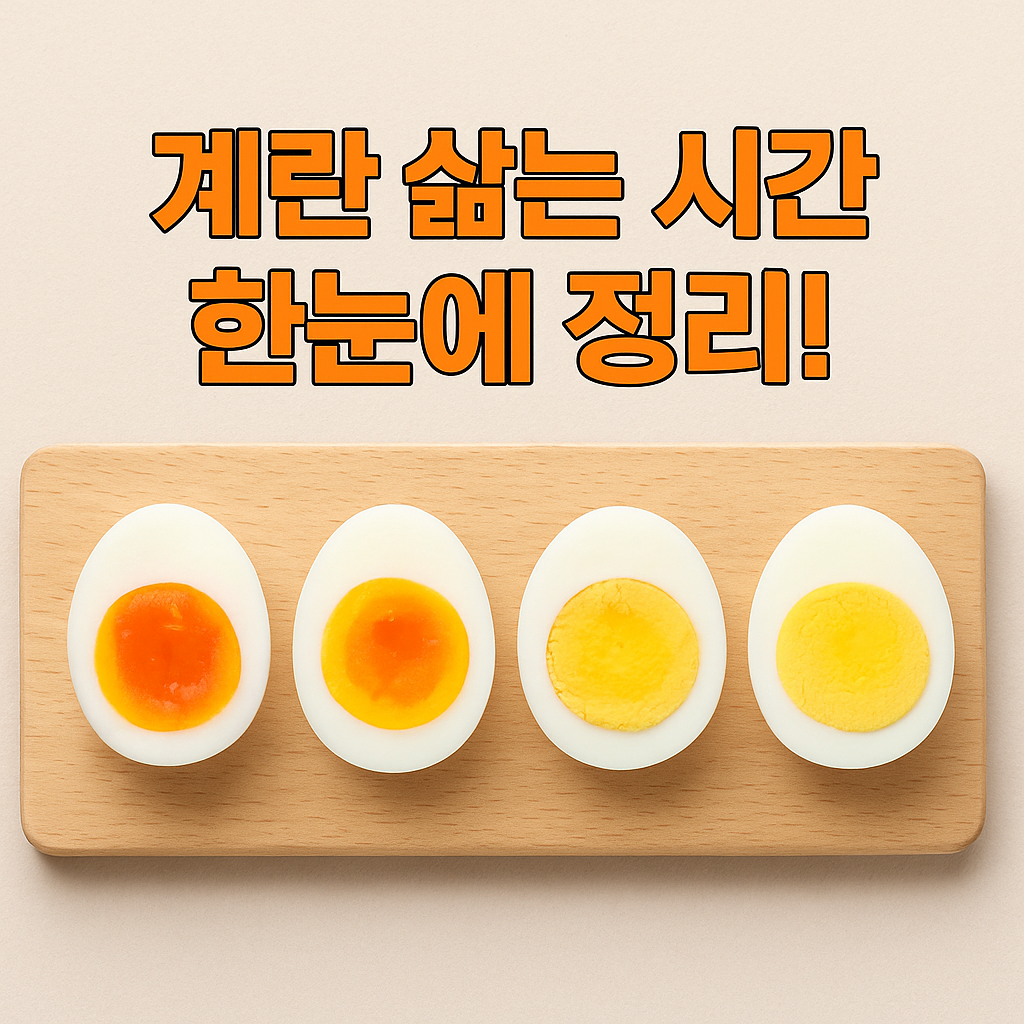 계란 삶는 시간