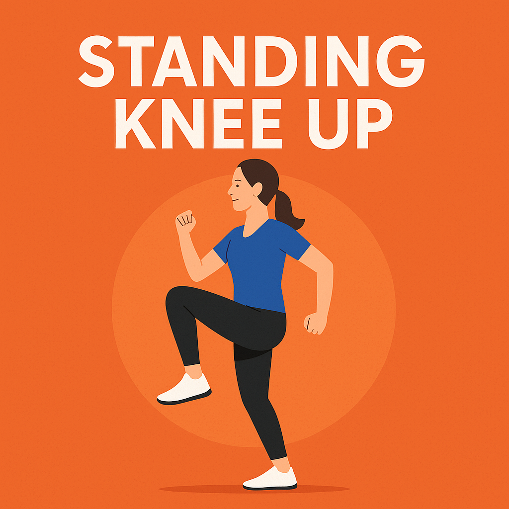 스탠딩 니업으로 간편하게 시작하는 실내 유산소 운동