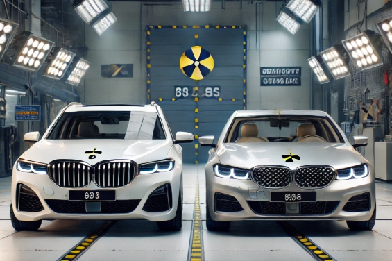 고급차 vs 대중차 이미지