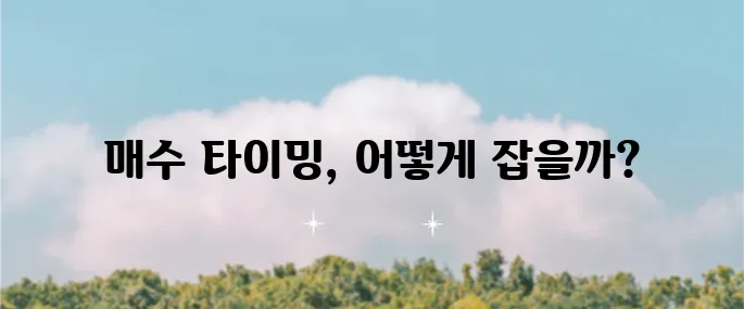 하락장 종료! RSI와 지지선, 저항선을 활용한 매수 타이밍 파악하기