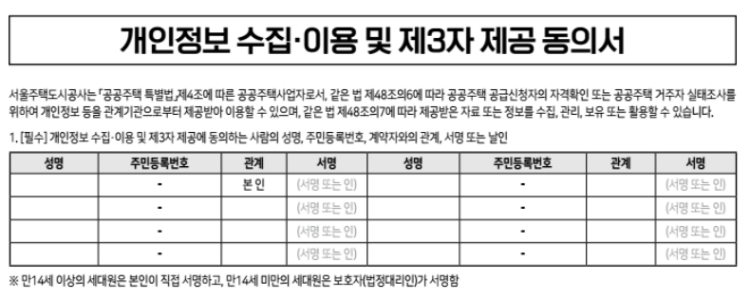 SH 보증금지원형 장기안심주택 신청방법
