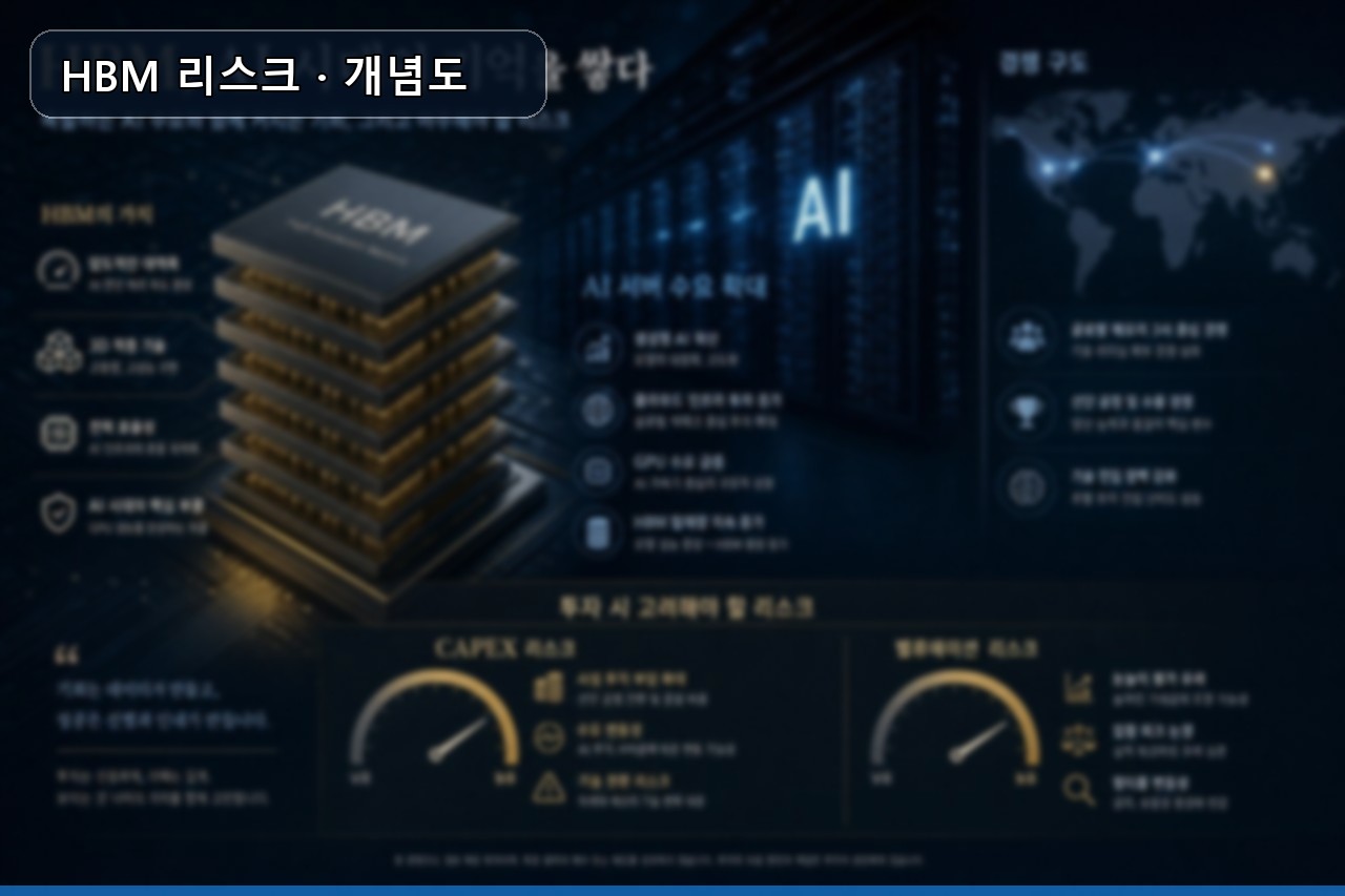 HBM AI 메모리 삼성전자 SK하이닉스 리스크 이미지