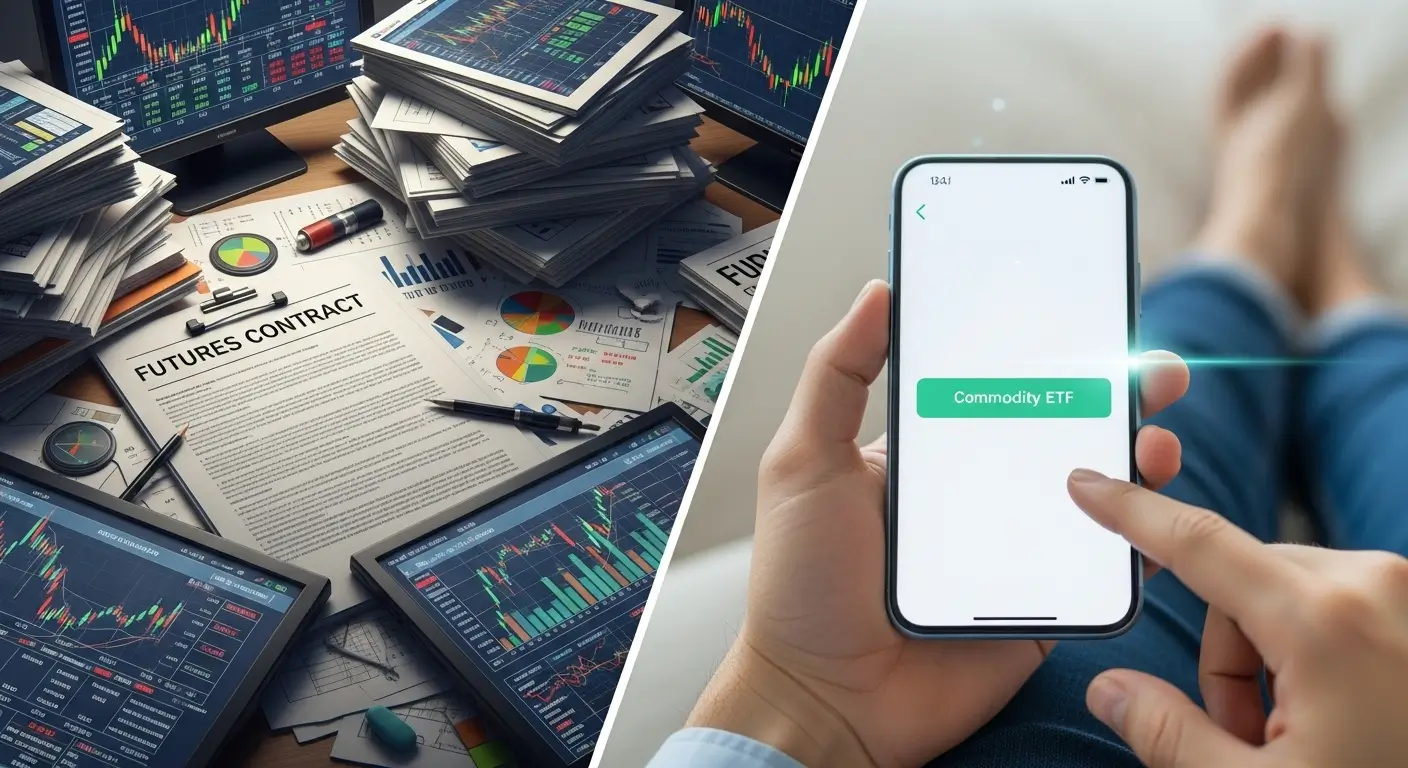 복잡한 선물 계약 대신 ETF를 통해 원자재에 간편하게 투자하는 방법