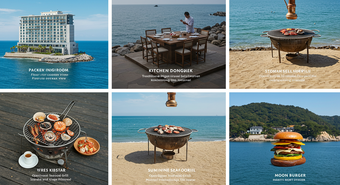 해운대 대표 바다뷰 레스토랑 리스트