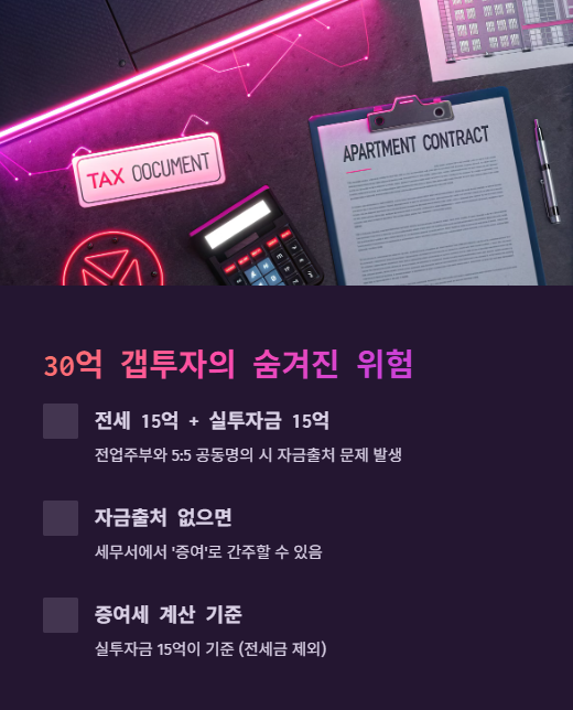 30억 갭투자의 숨겨진 위험