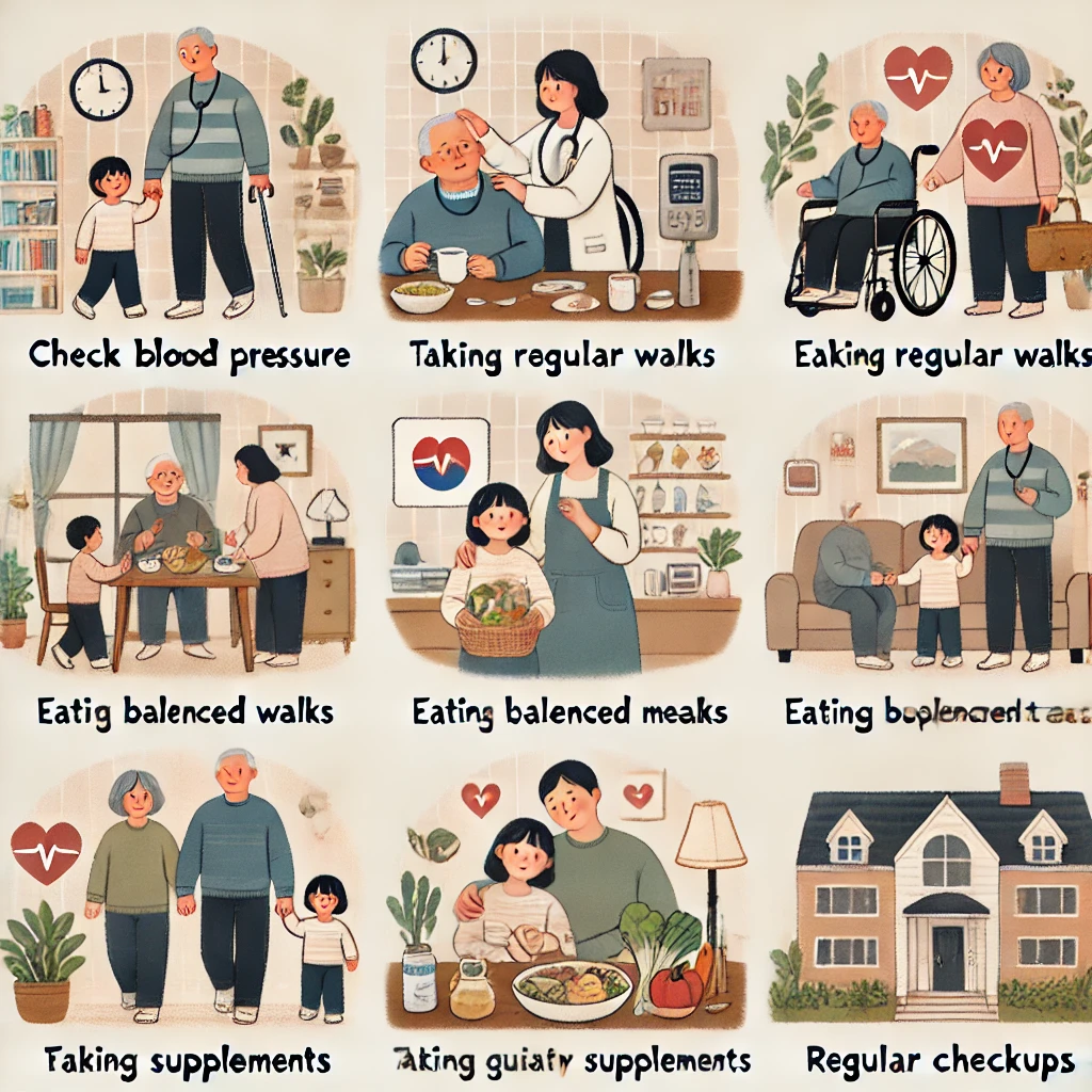 부모님 건강관리 지키는 방법