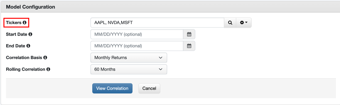 Portfolio Visualizer 사용 방법1