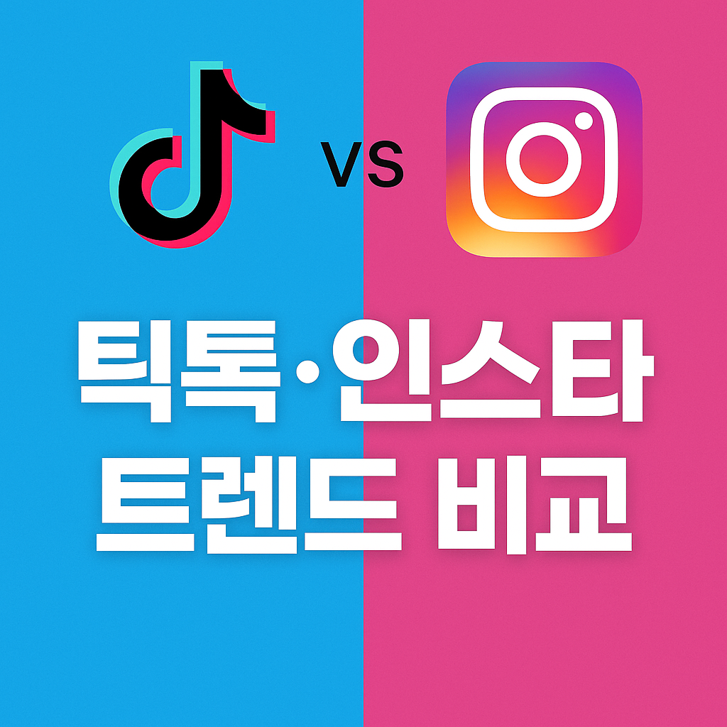 틱톡·인스타 트렌드 비교