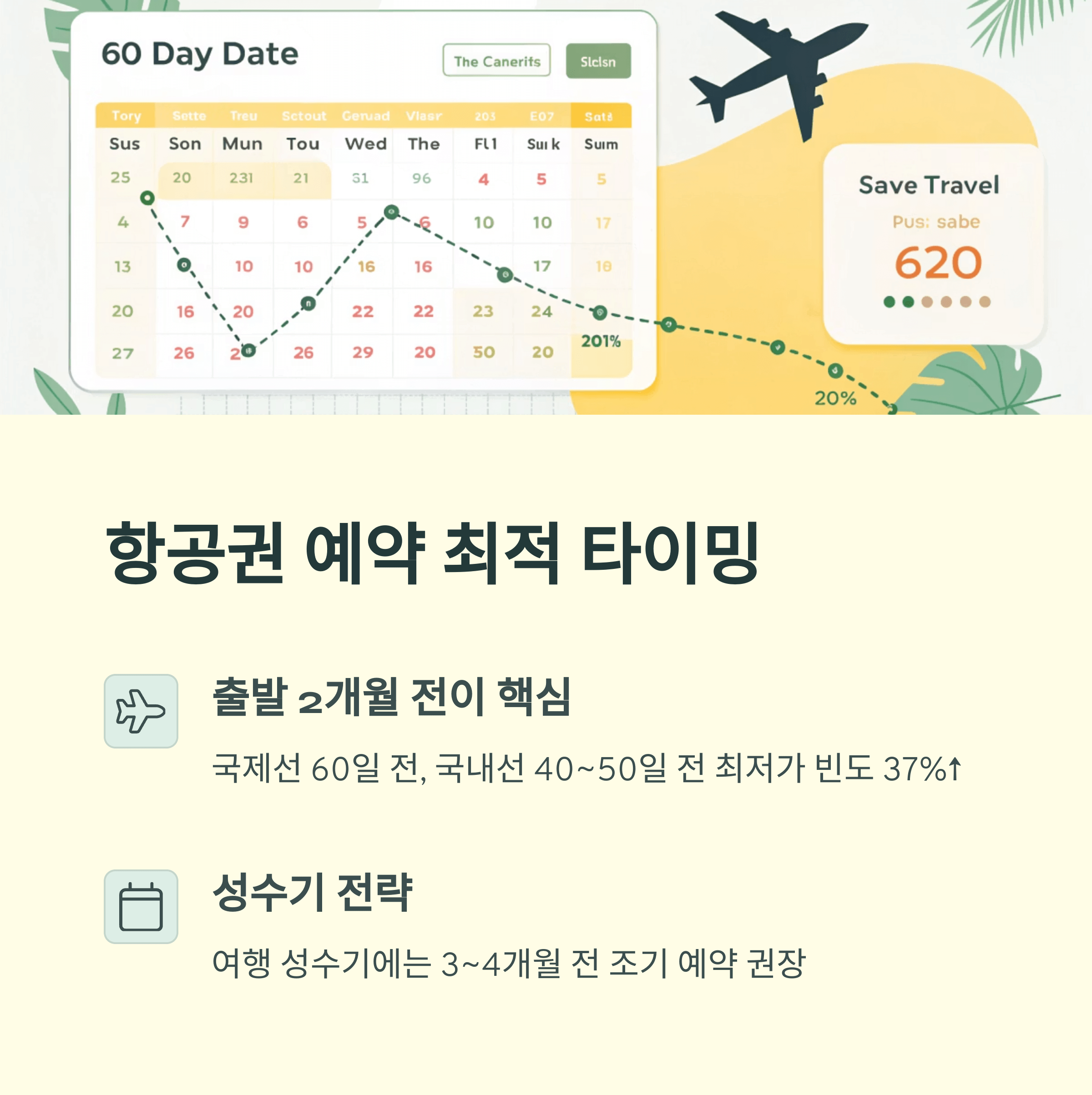 여행 경비 절약법, 항공권과 숙소 예약 타이밍