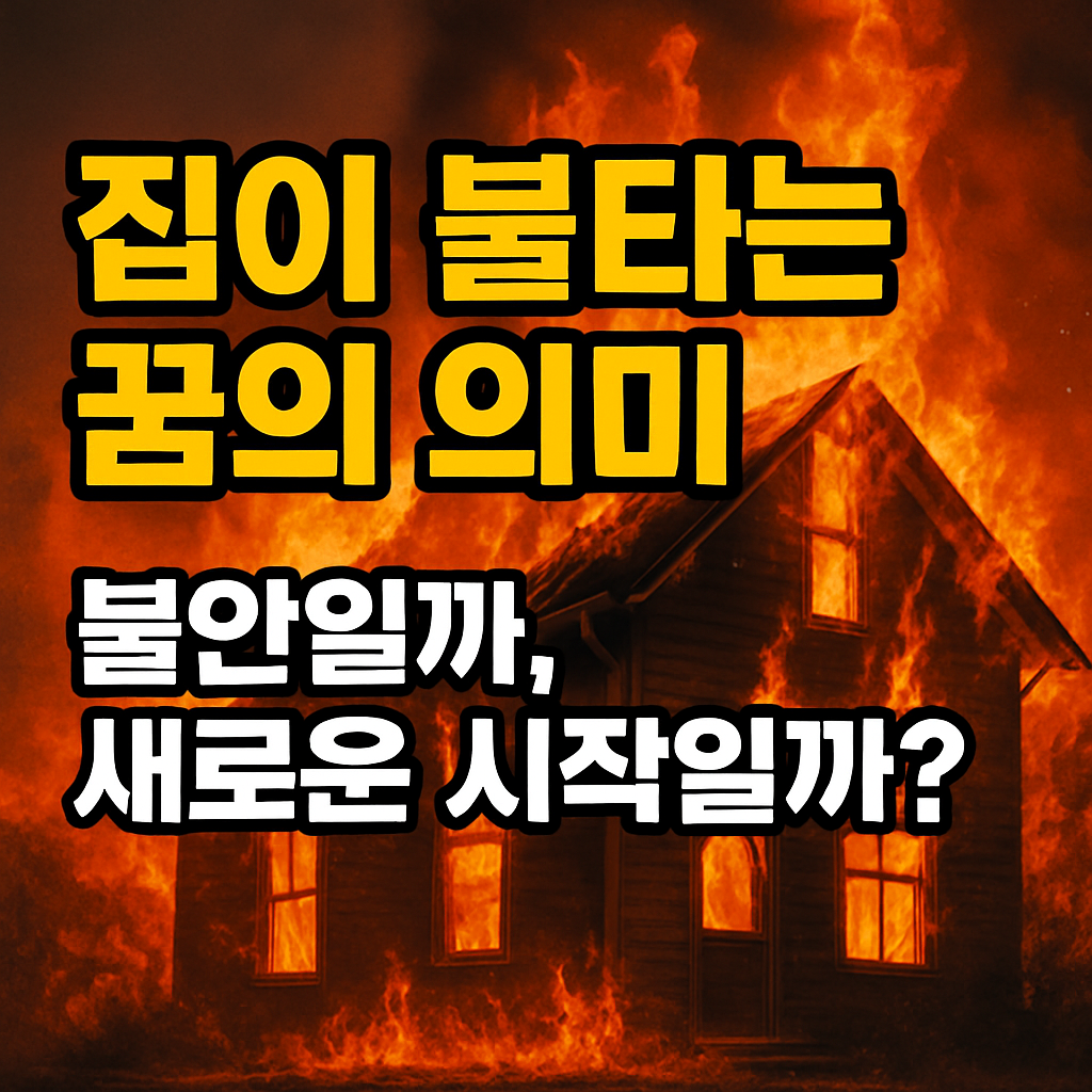 집이 불타는 꿈
