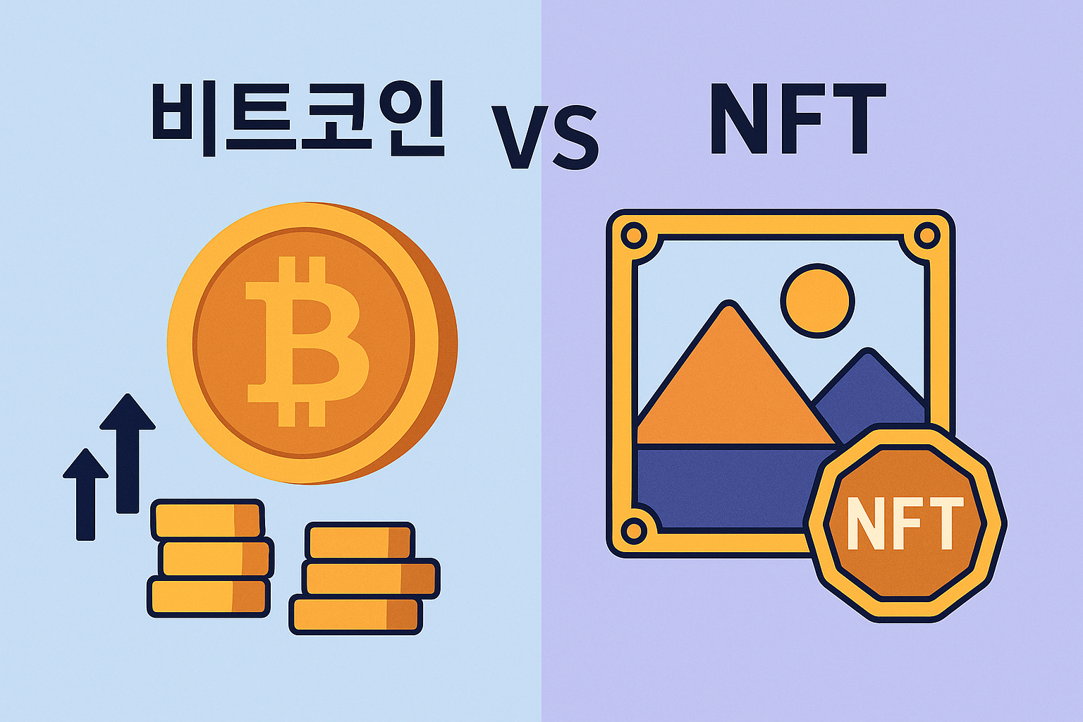 비트코인 vs NFT