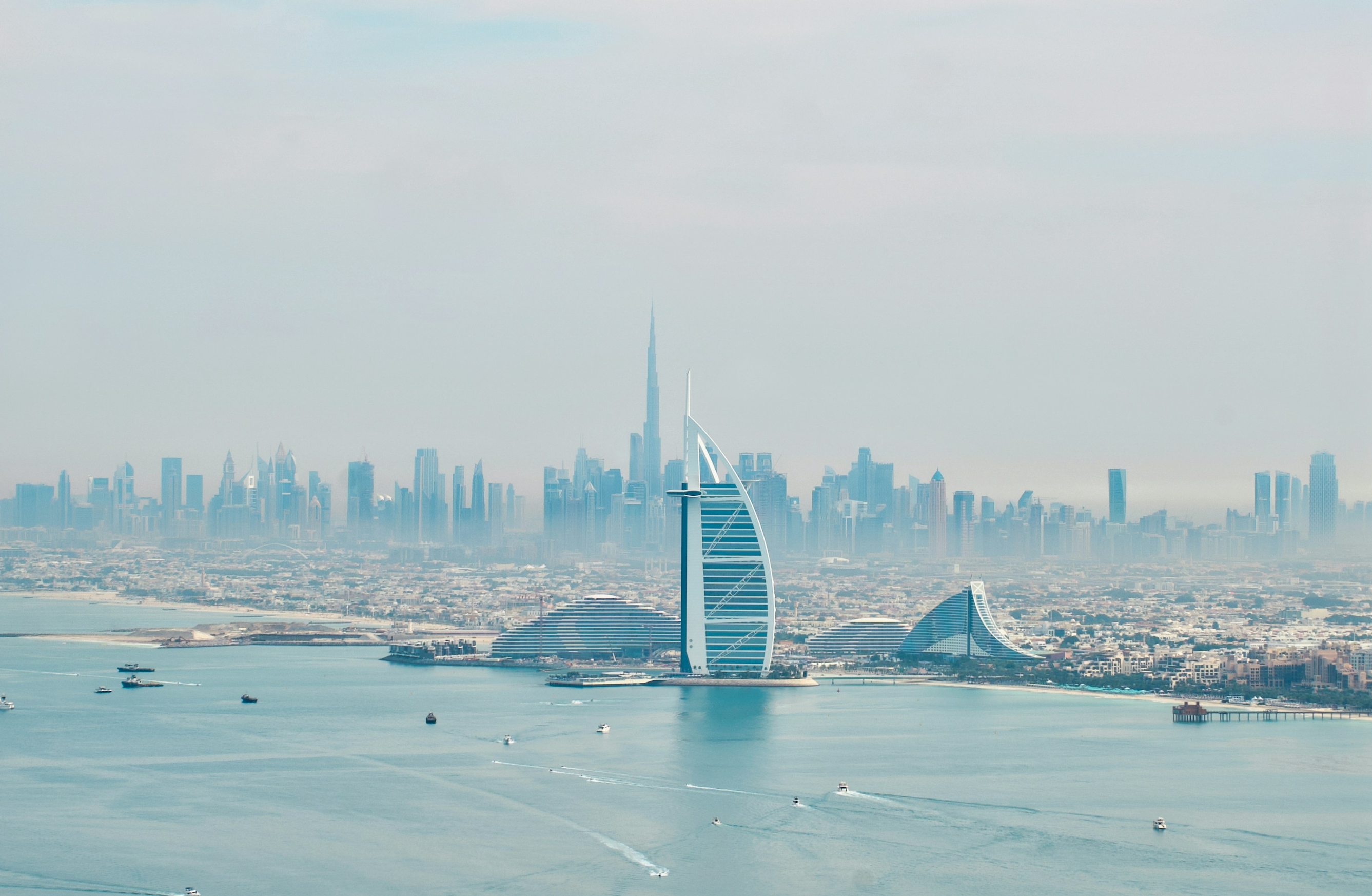 Panoramic View of Dubai City