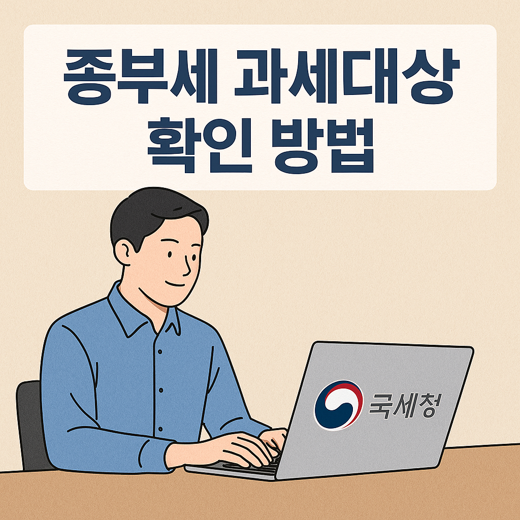 종부세 과세대상 확인 방법