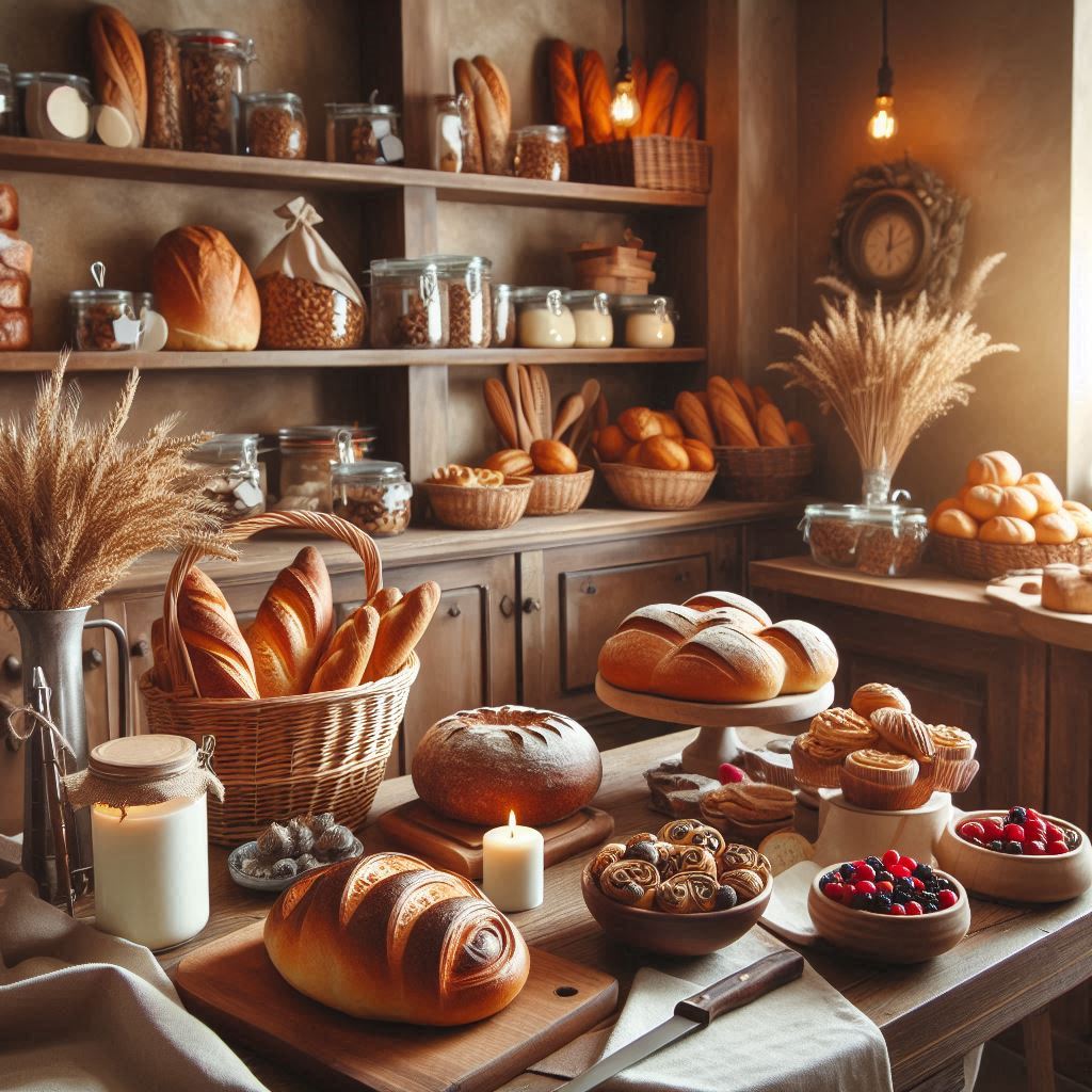 베이커리 배경