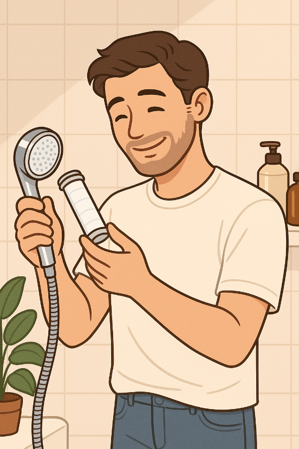 샤워기 필터 교체