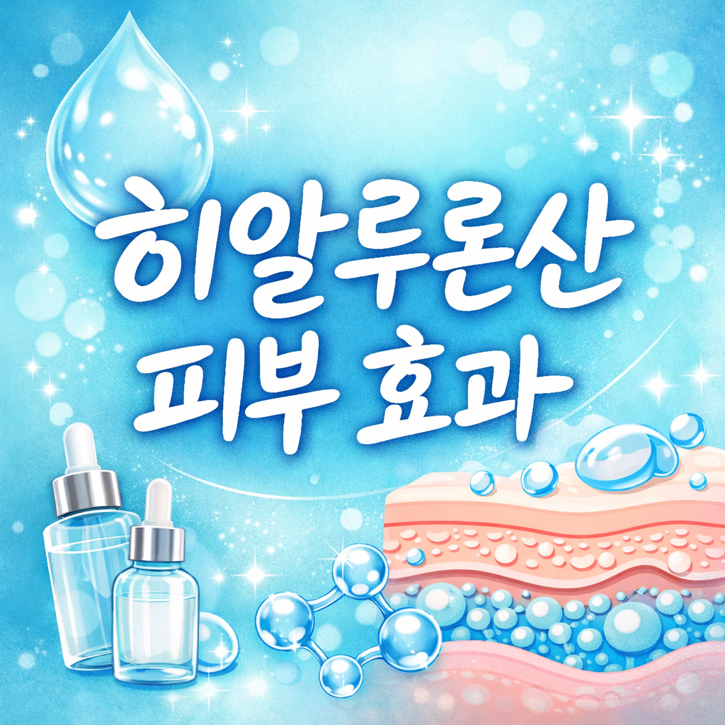 히알루론산 피부 효과 총정리｜보습, 주름, 탄력 어디까지 가능할까