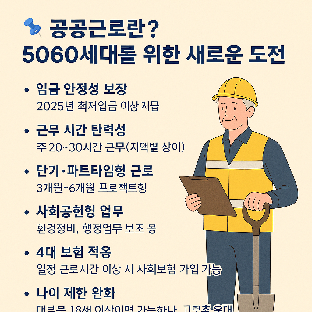 📌 1. 공공근로란? 5060세대를 위한 새로운 도전 - 타이틀사진