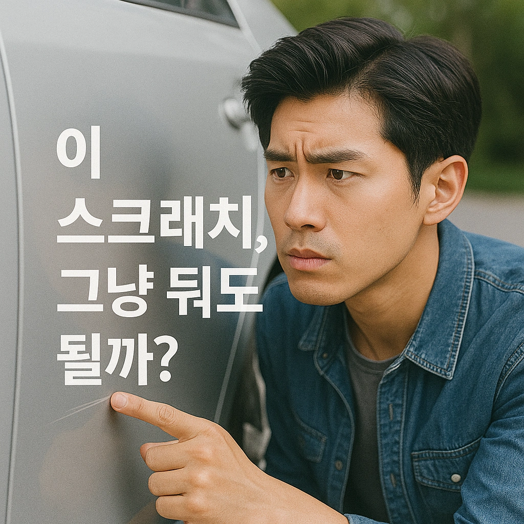 자동차 스크래치, 그냥 두면 안 되는 이유는 보험&middot;수리비&middot;예방까지 총정리!