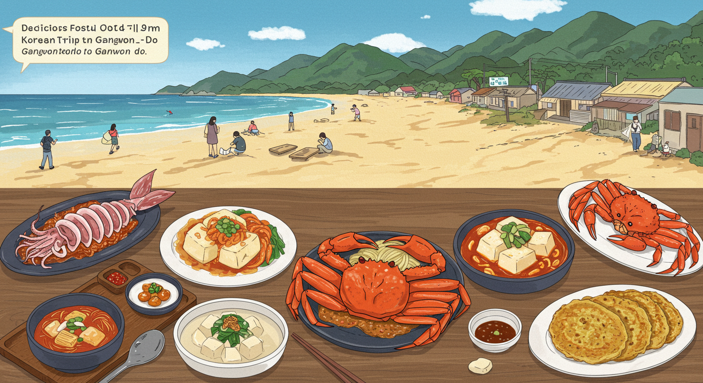 강원도 미식 여행, 해산물부터 로컬푸드까지 즐기는 맛집 코스