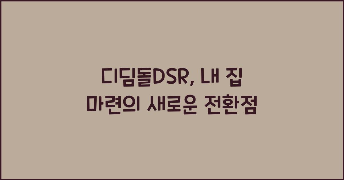디딤돌DSR