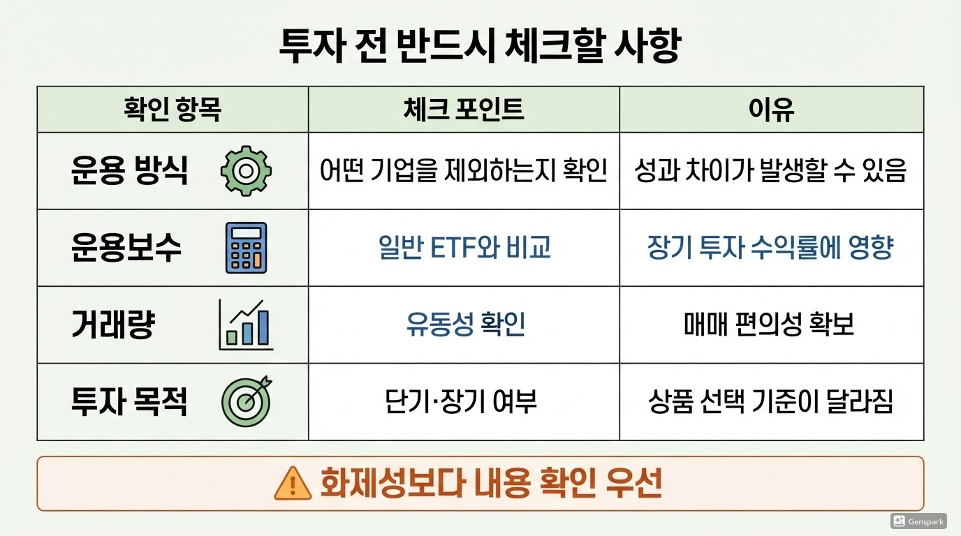 투자 전 반드시 체크해야 할 사항
