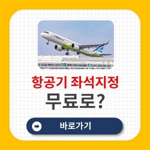 에어부산 좌석 지정 방법 유료, 무료