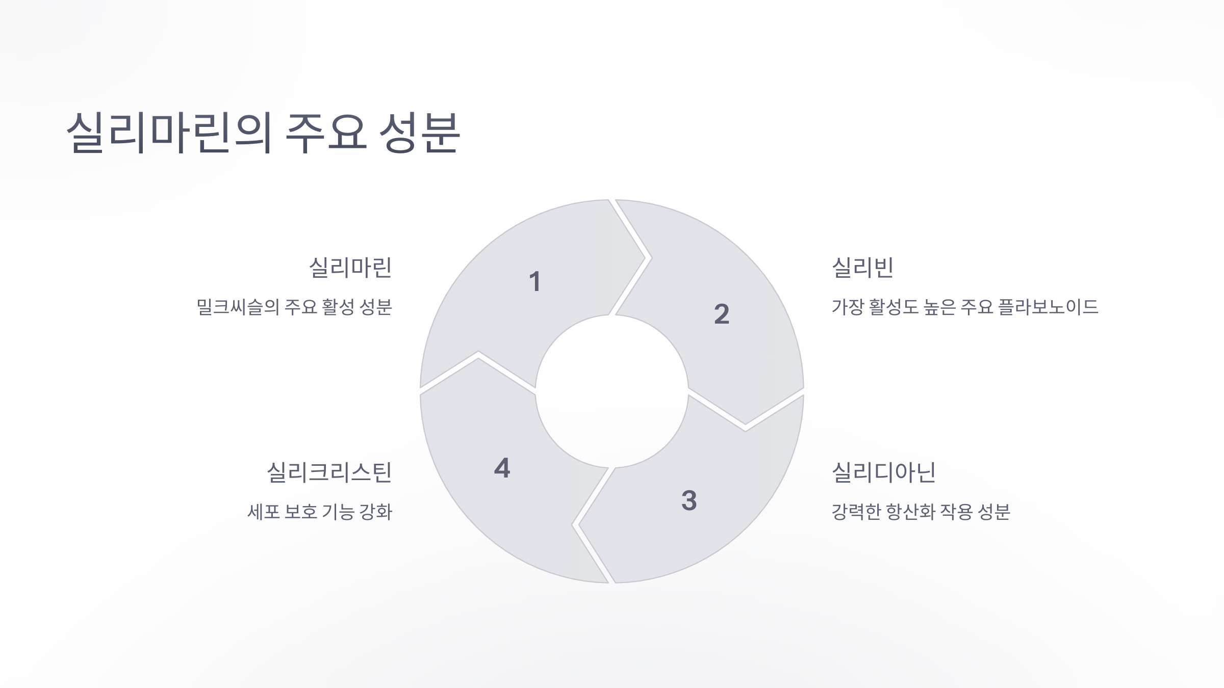 실리마린의 핵심 성분