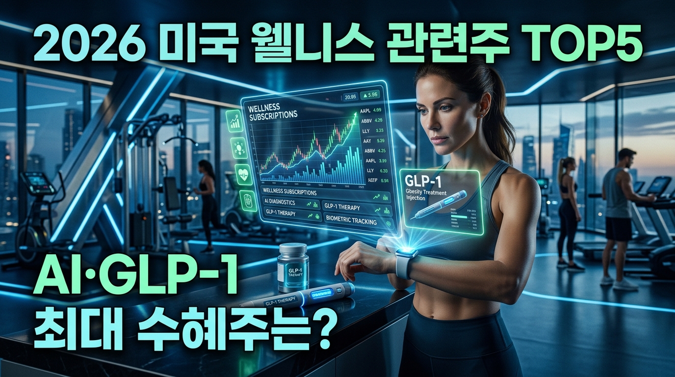 2026년 미국 웰니스&middot;피트니스 구독 서비스 관련주 분석: AI와 GLP-1이 이끄는 헬스케어 혁명