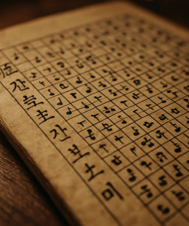 우물 모양 칸에 담은 시간의 약속