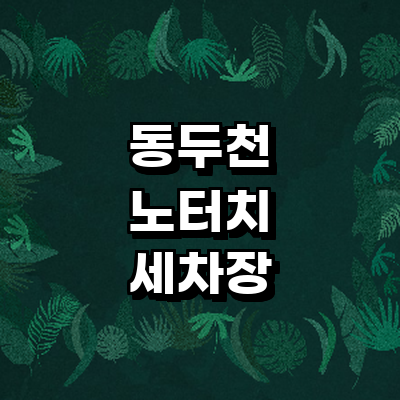 동두천시 노터치 세차