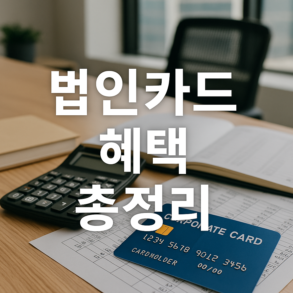 법인카드 혜택 총정리