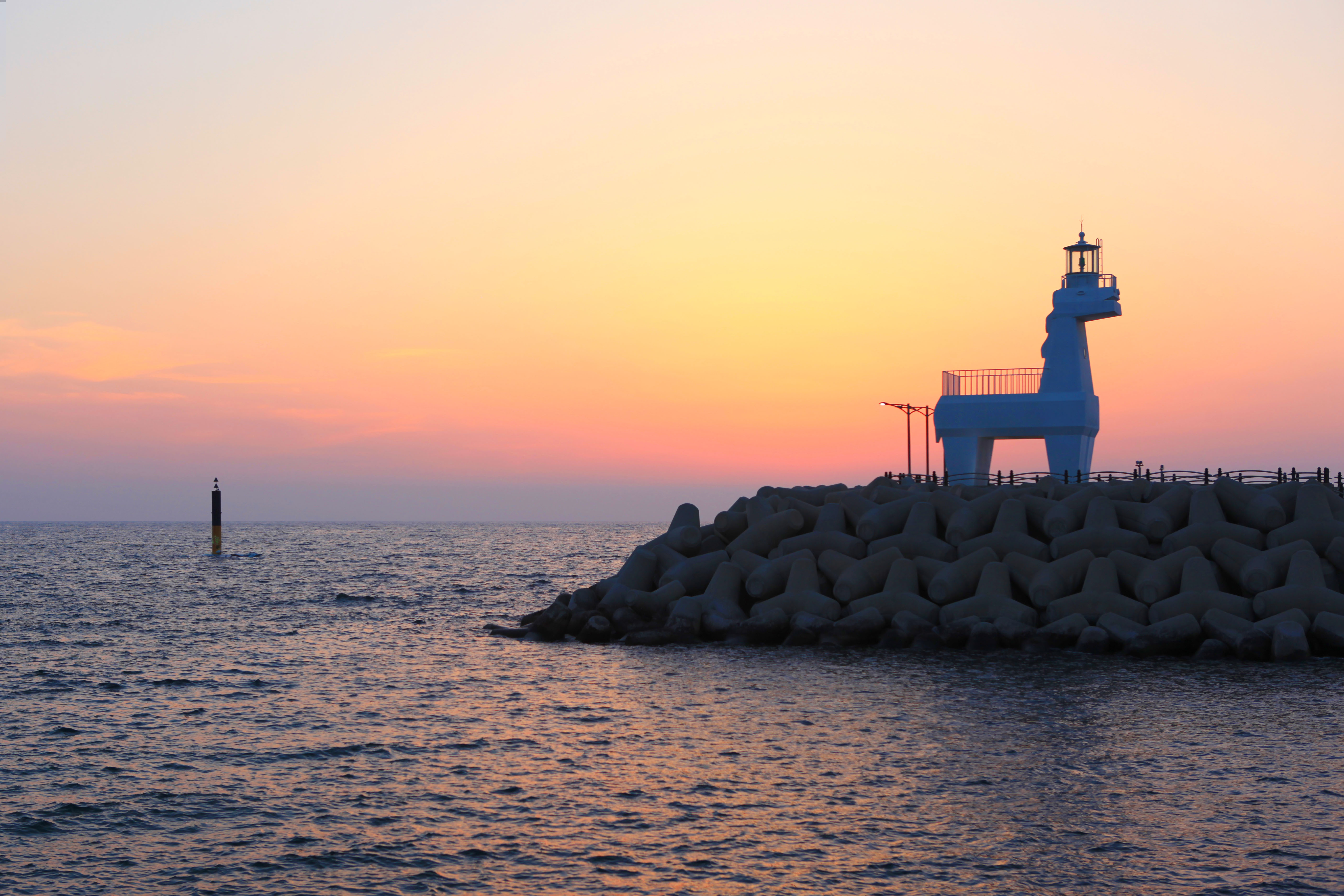 제주 이호테우해변 이호항 일몰