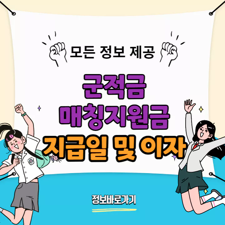 군적금-매칭지원금-지급일-및-이자