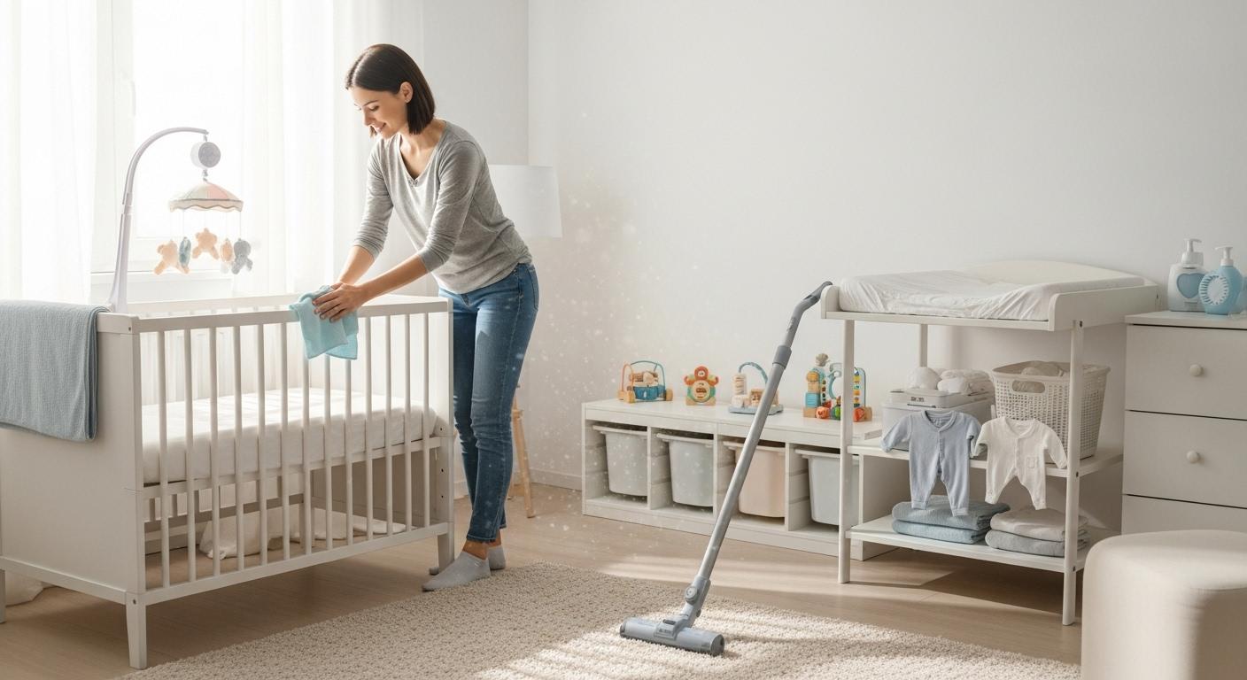아기방 청소