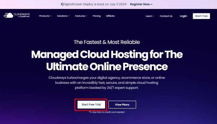 클라우드 웨이즈 서버 계정 생성 회원가입