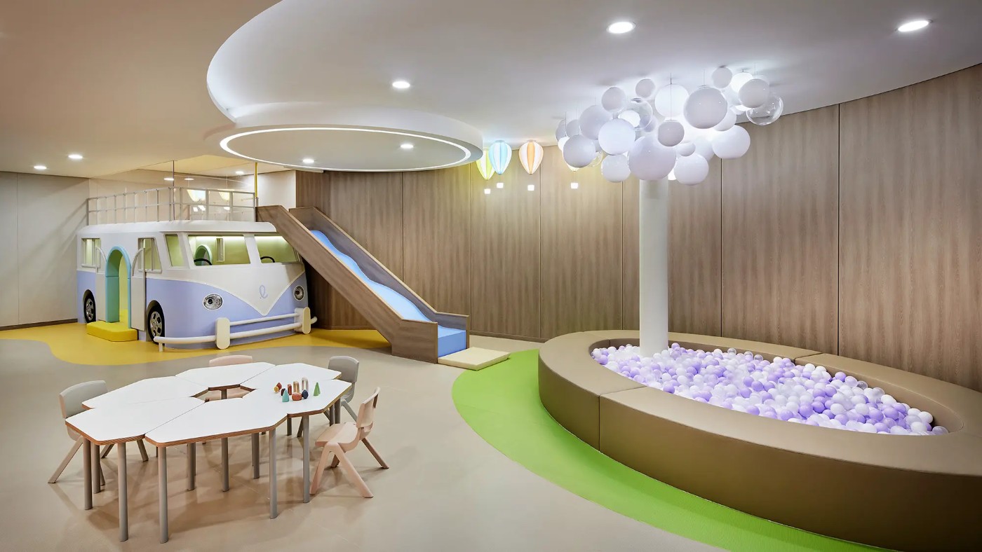 안전하고 조용한 놀이 공간