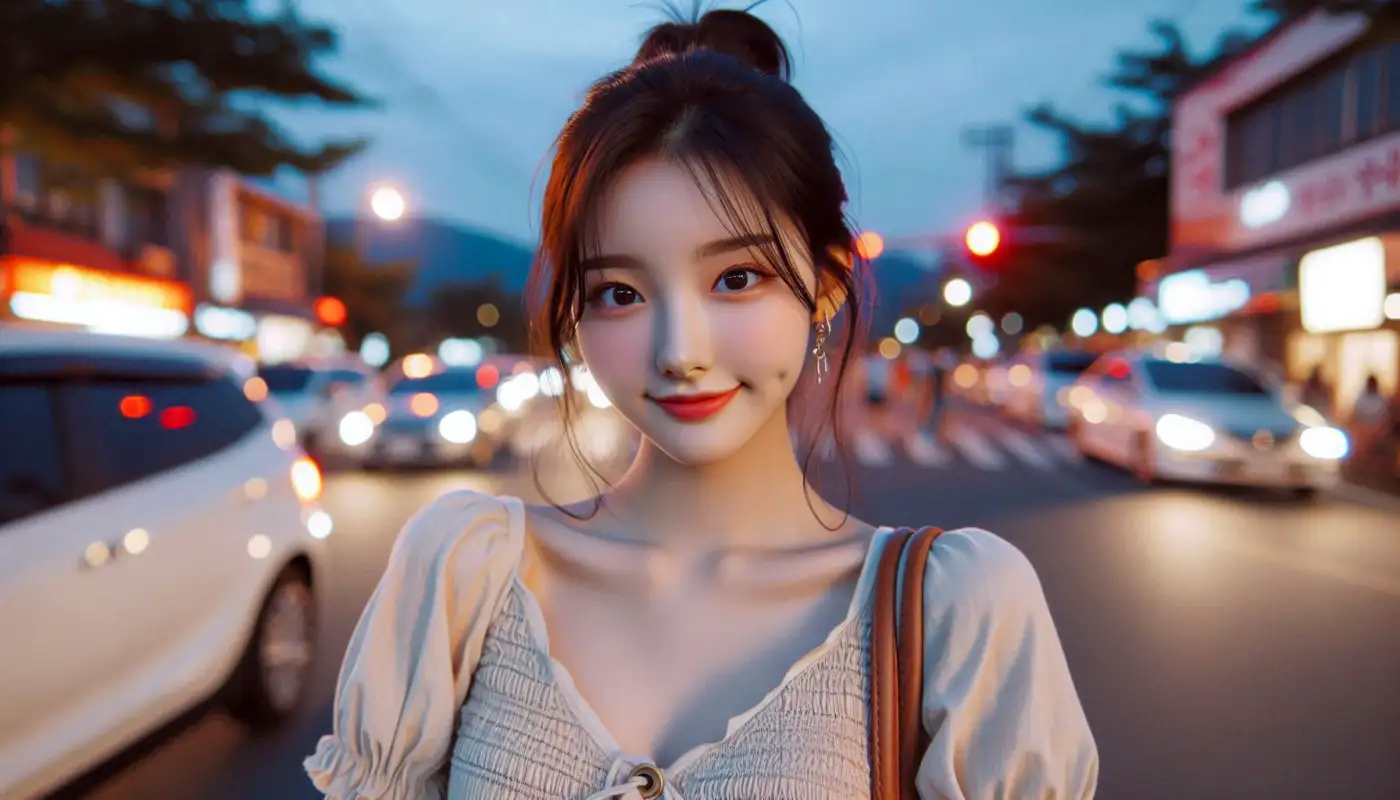 트래블로그-일본-atm-인출로-여행하는-여성의-모습