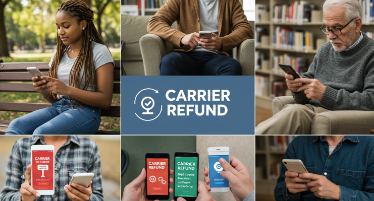 통신사 미환급금 조회