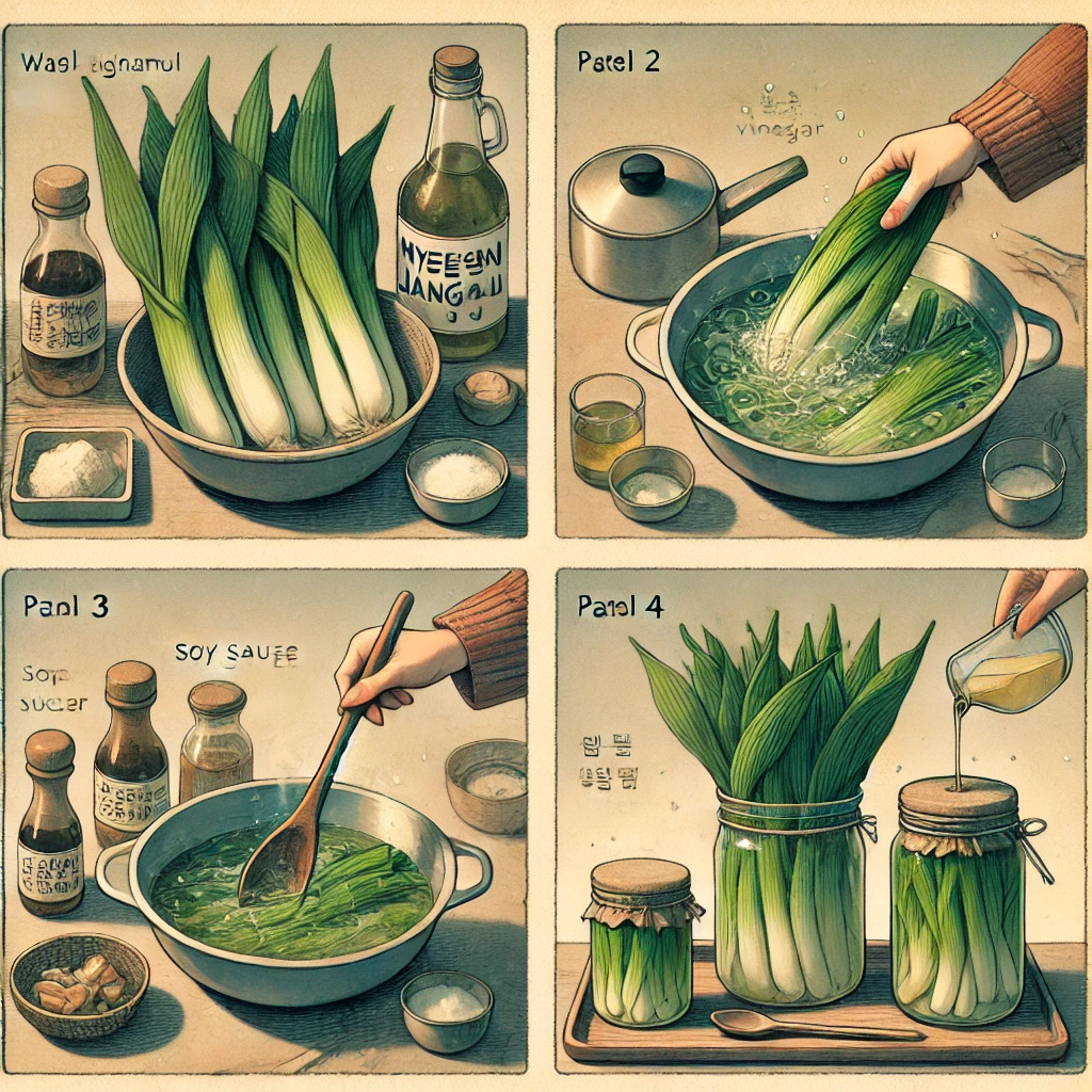 명이나물 장아찌 황금레시피 만드는법 효능 관련 사진