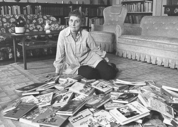 스웨덴 동화작가 아스트리드 린드그렌 사진