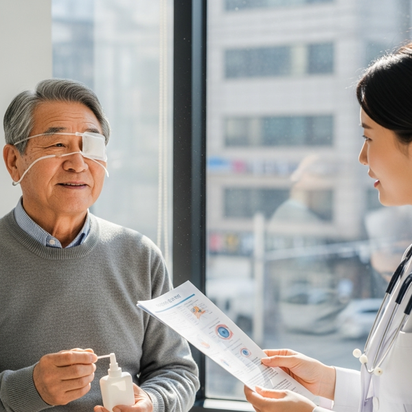 백내장 수술 후 회복기간 및 주의사항